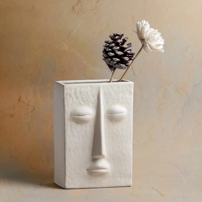 flower vase for living room the zen face vase