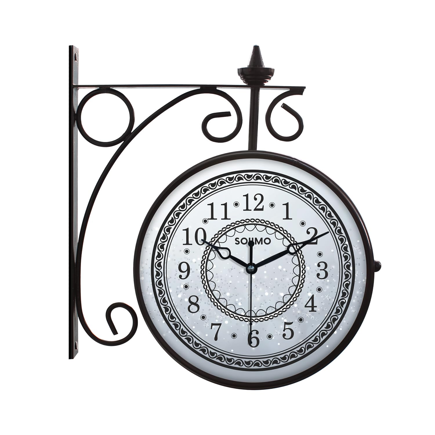 lounge wall clocks double sided vintage station